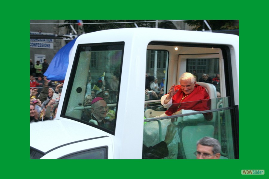 La visite Papale à Lourdes en 2008