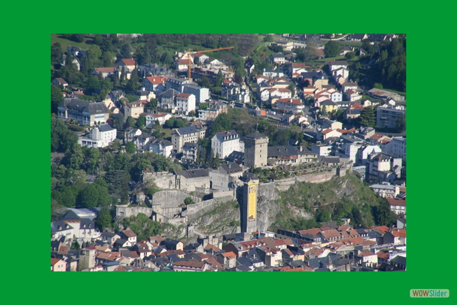 Lourdes depuis le Pic du Jer